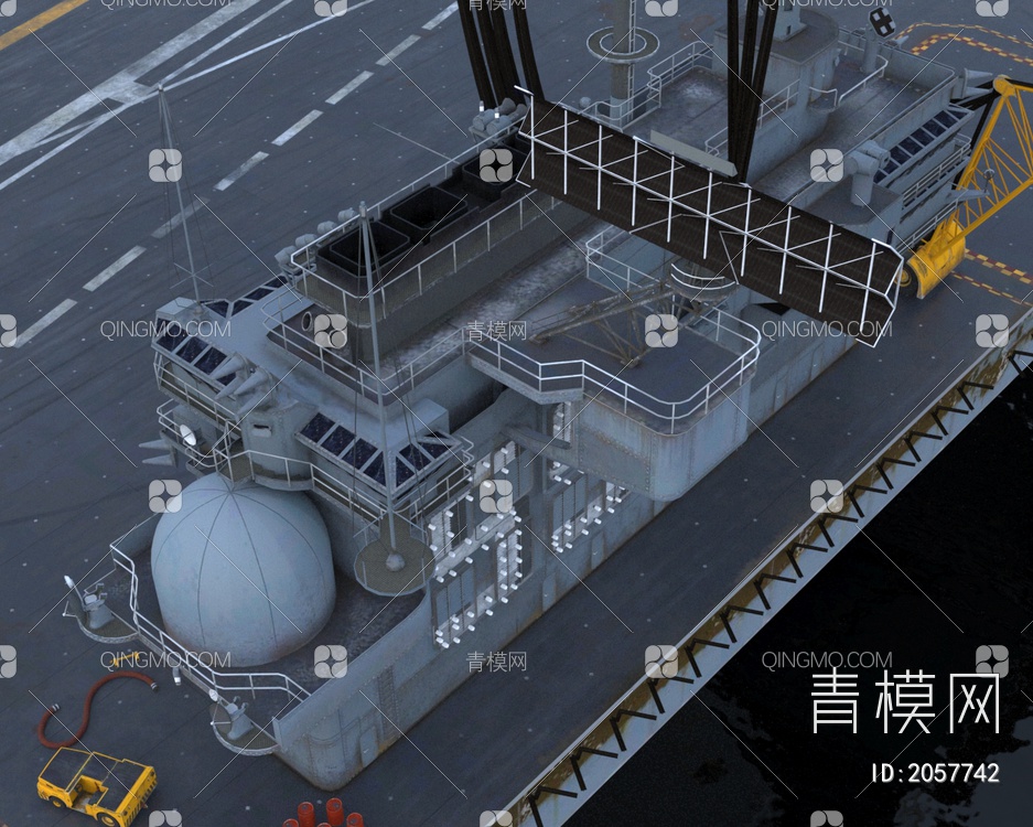 美国海军航空母舰3D模型下载【ID:2057742】