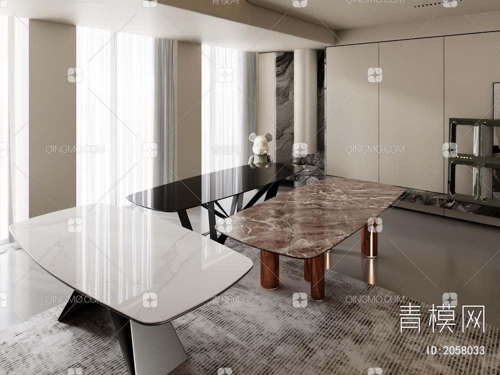餐桌 桌子3D模型下载【ID:2058033】