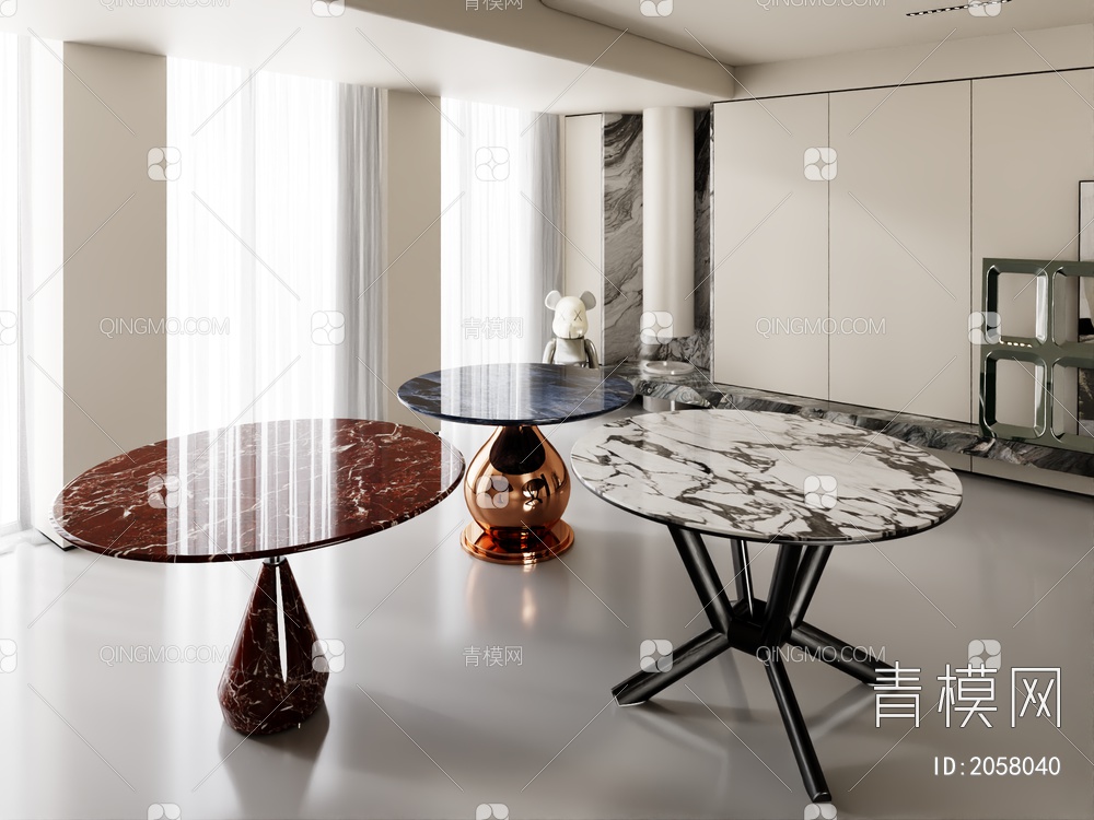 餐桌 桌子3D模型下载【ID:2058040】