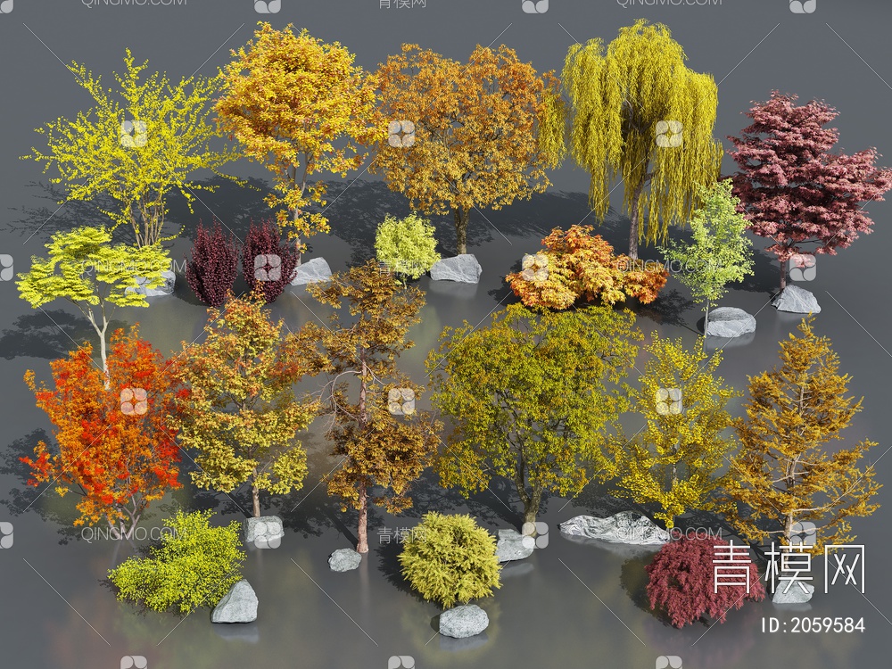 植物 绿植3D模型下载【ID:2059584】