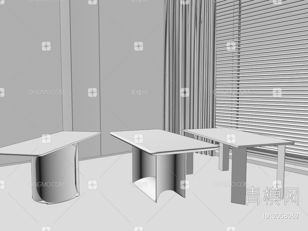 餐桌 桌子3D模型下载【ID:2058062】