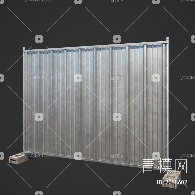 栏杆 护栏3D模型下载【ID:2058602】