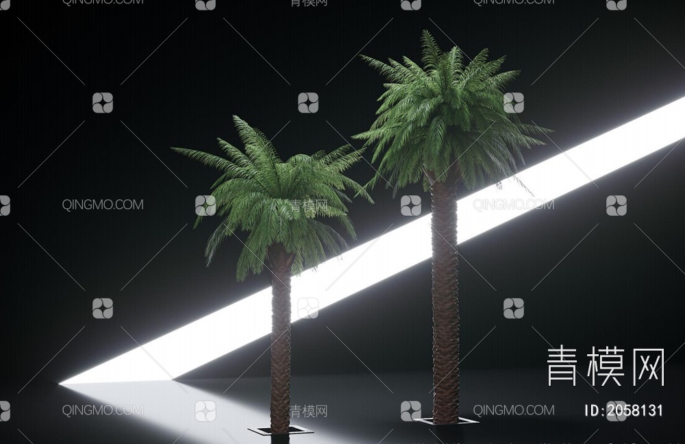树 植物3D模型下载【ID:2058131】