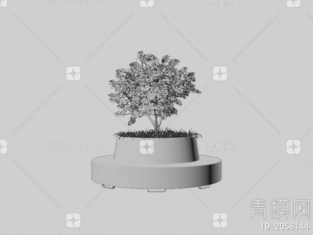 树池3D模型下载【ID:2058144】