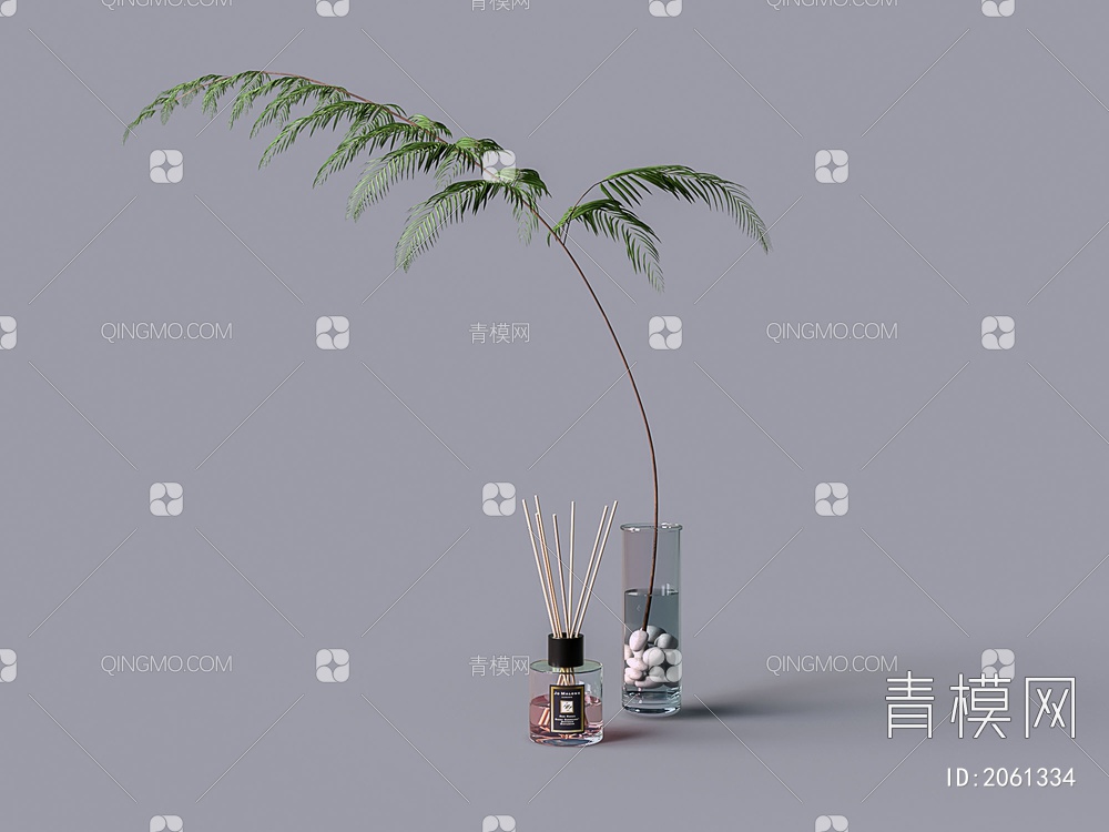 香薰 水生植物3D模型下载【ID:2061334】