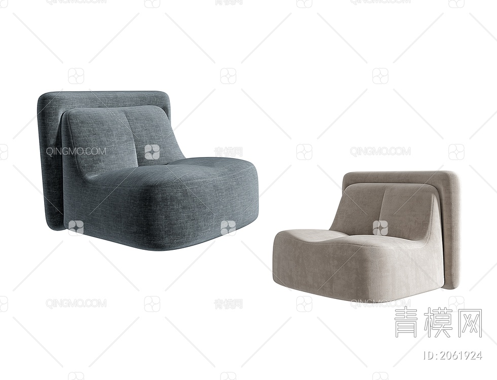 单椅3D模型下载【ID:2061924】
