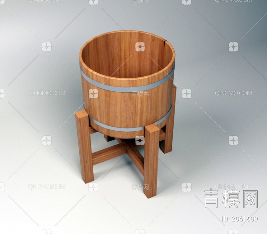 木桶3D模型下载【ID:2061600】