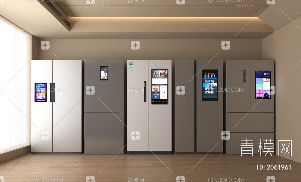 冰箱 智能冰箱  电器3D模型下载【ID:2061961】