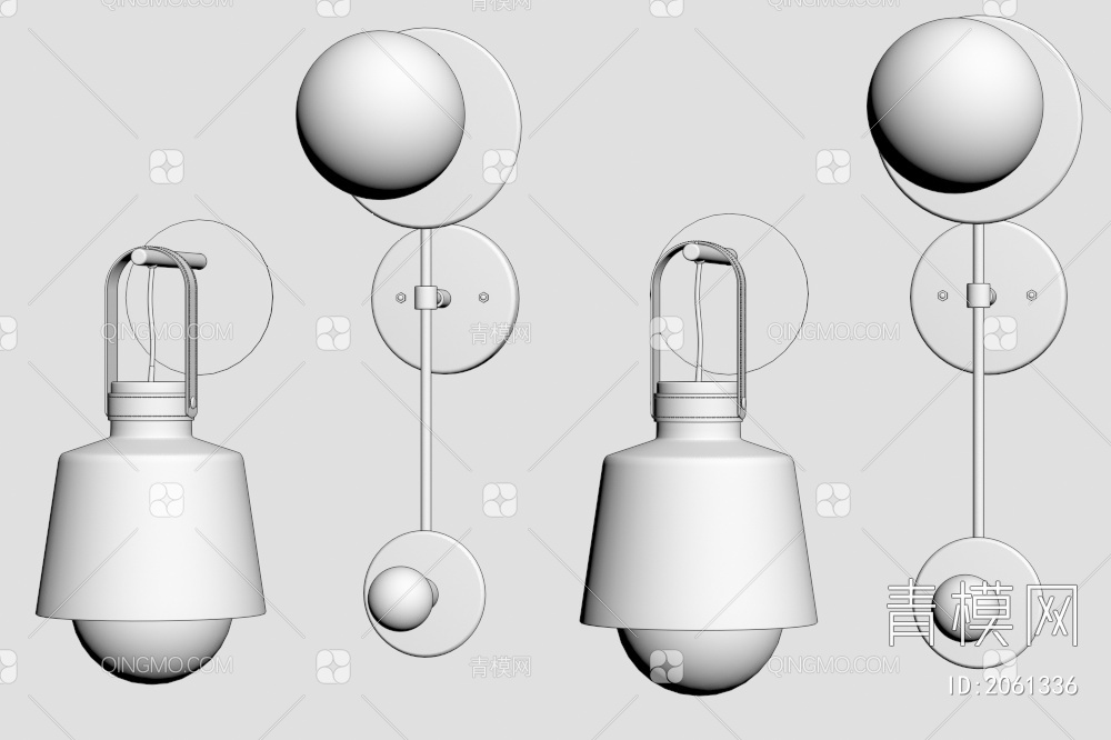 壁灯3D模型下载【ID:2061336】