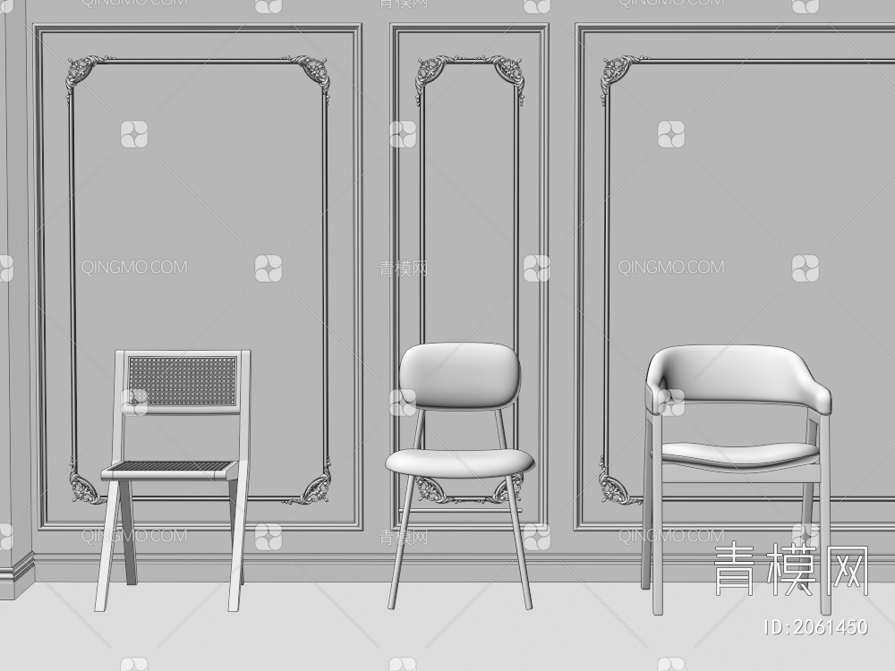 单椅 休闲椅3D模型下载【ID:2061450】