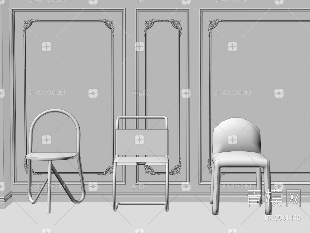 单椅 休闲椅3D模型下载【ID:2061445】