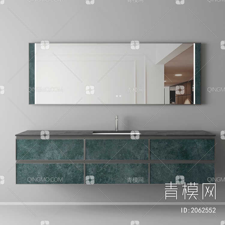 卫浴柜 浴室柜 洗手台3D模型下载【ID:2062552】