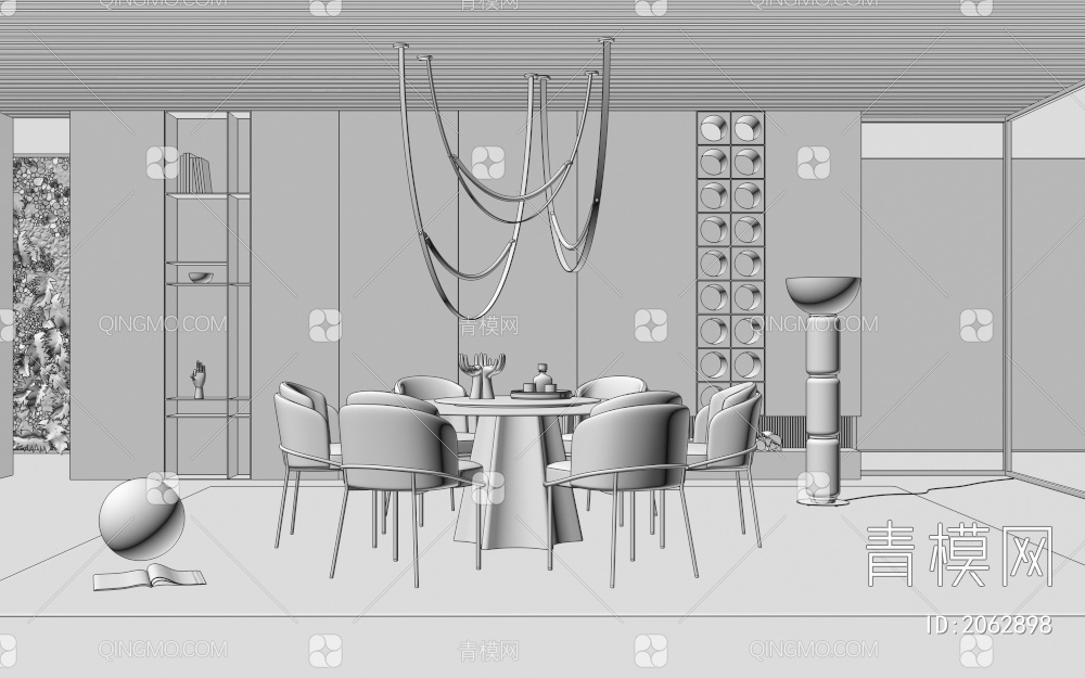 餐厅3D模型下载【ID:2062898】