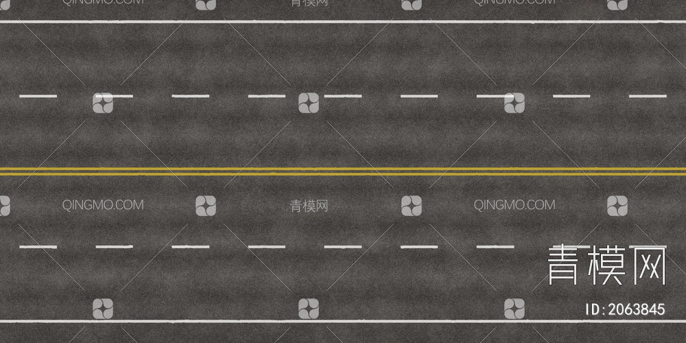 马路划线沥青道路路面贴图下载【ID:2063845】