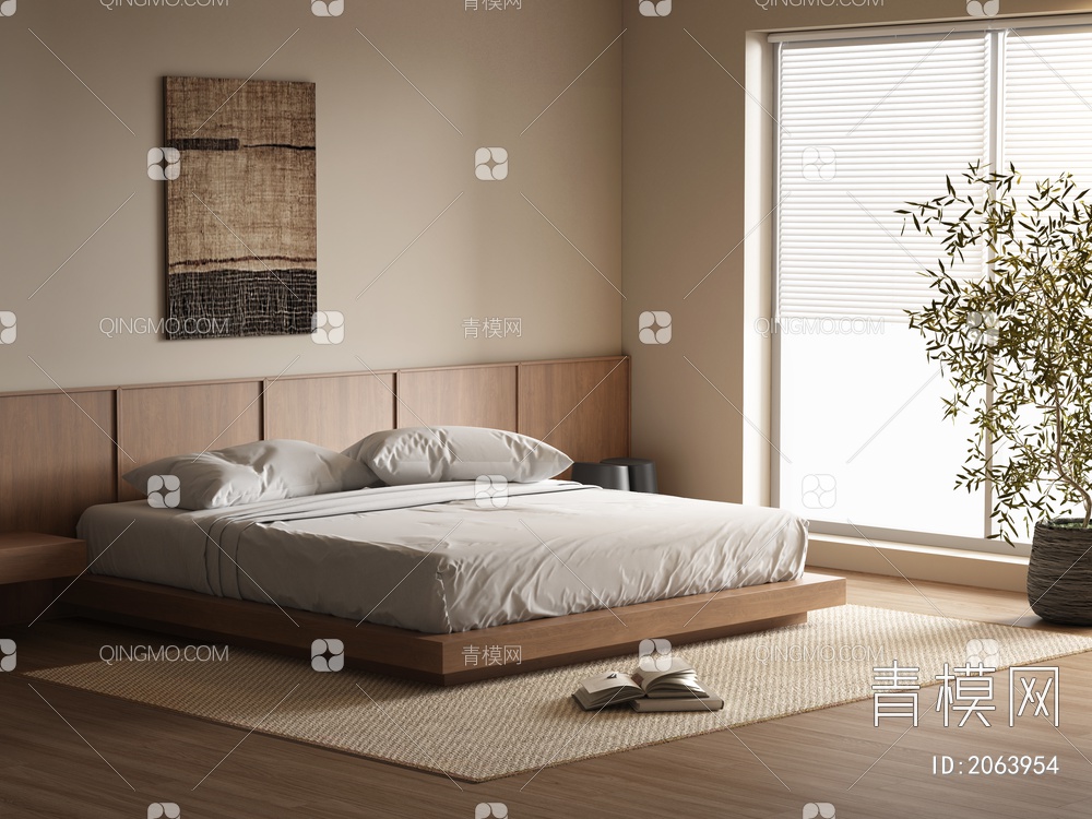 家居卧室3D模型下载【ID:2063954】