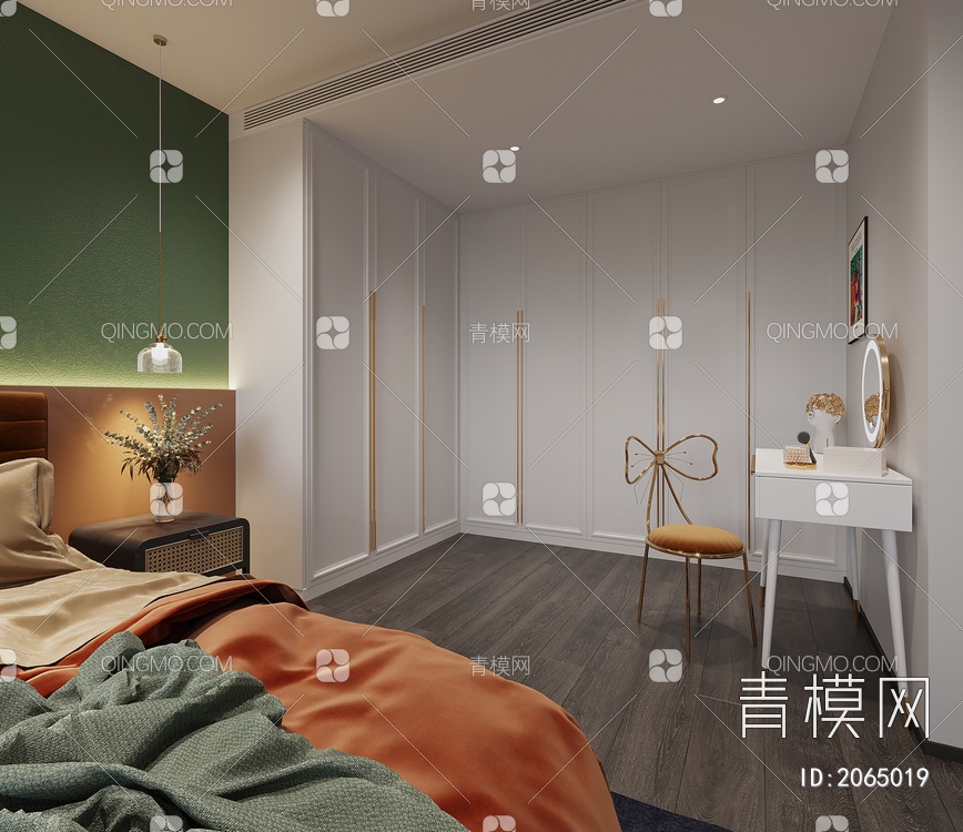 卧室3D模型下载【ID:2065019】