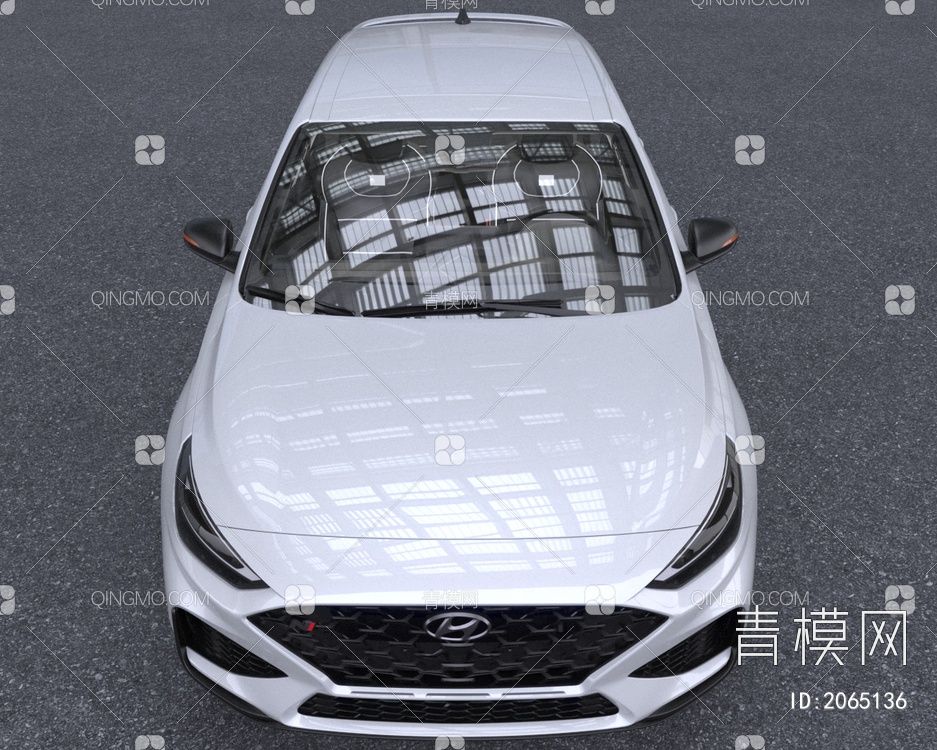 i30N汽车带内饰3D模型下载【ID:2065136】