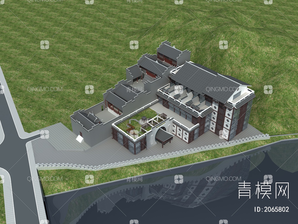 酒店3D模型下载【ID:2065802】