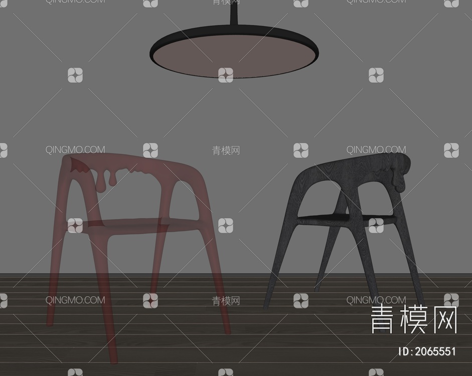 餐椅SU模型下载【ID:2065551】
