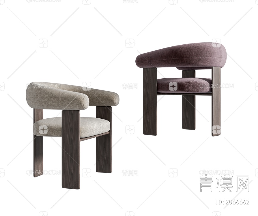 单椅3D模型下载【ID:2066662】