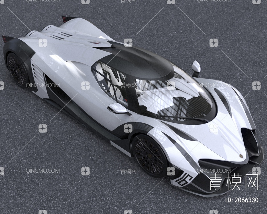 Devel迪拜超跑DevelSixteen世界上最快的跑车带内饰3D模型下载【ID:2066330】