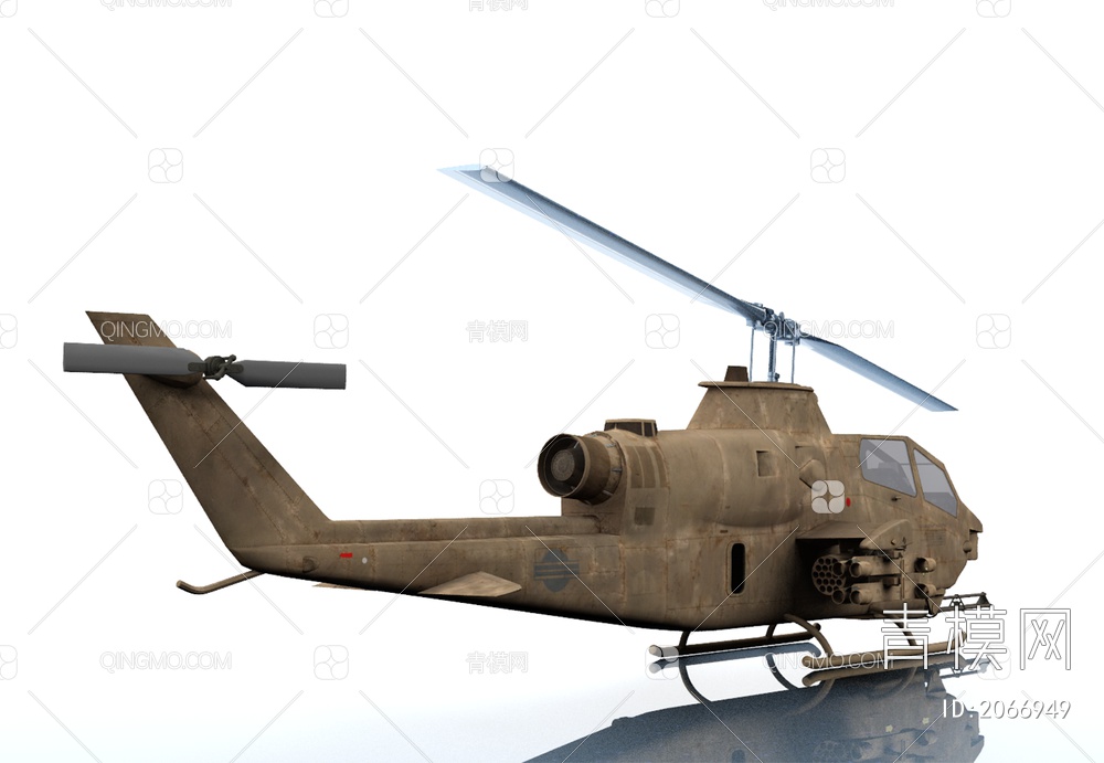 uh60武装直升机3D模型下载【ID:2066949】