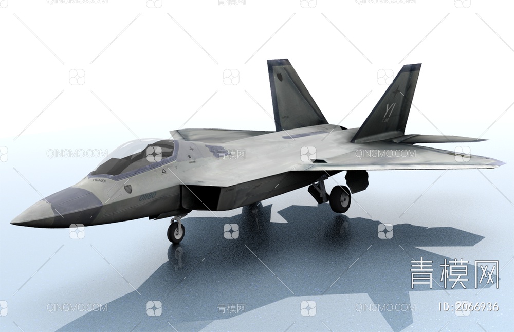 AF1中国歼31鹘鹰隐形战斗机3D模型下载【ID:2066936】