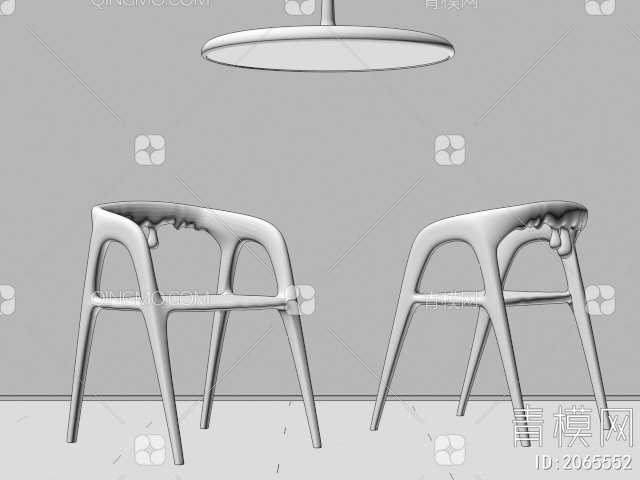 餐椅3D模型下载【ID:2065552】