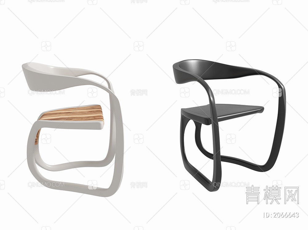 单椅3D模型下载【ID:2066643】