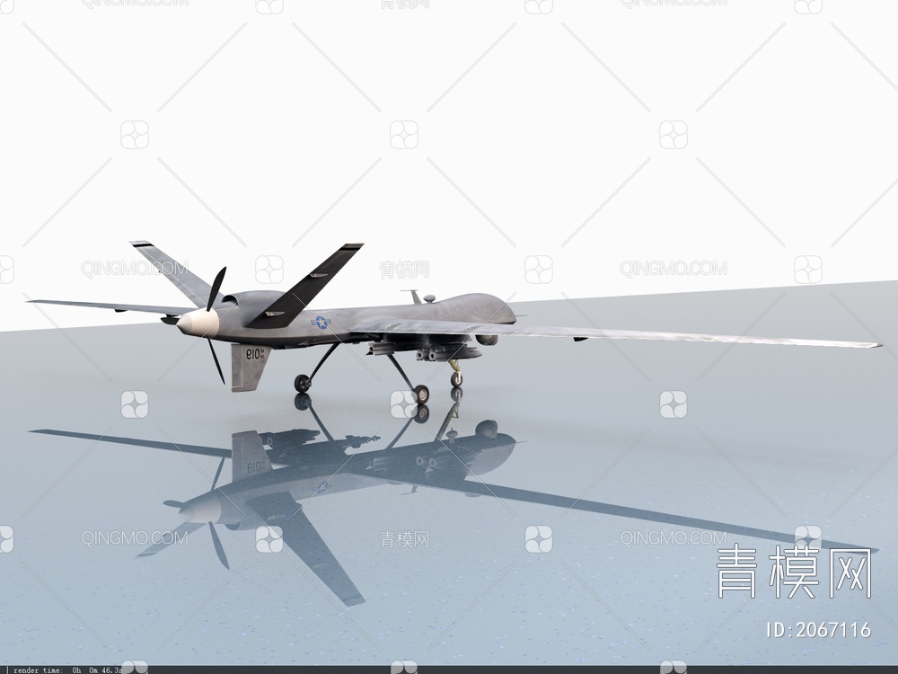 无人机3D模型下载【ID:2067116】