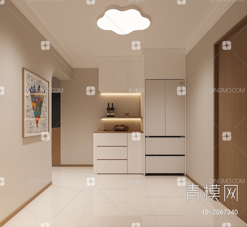 厨房3D模型下载【ID:2067340】