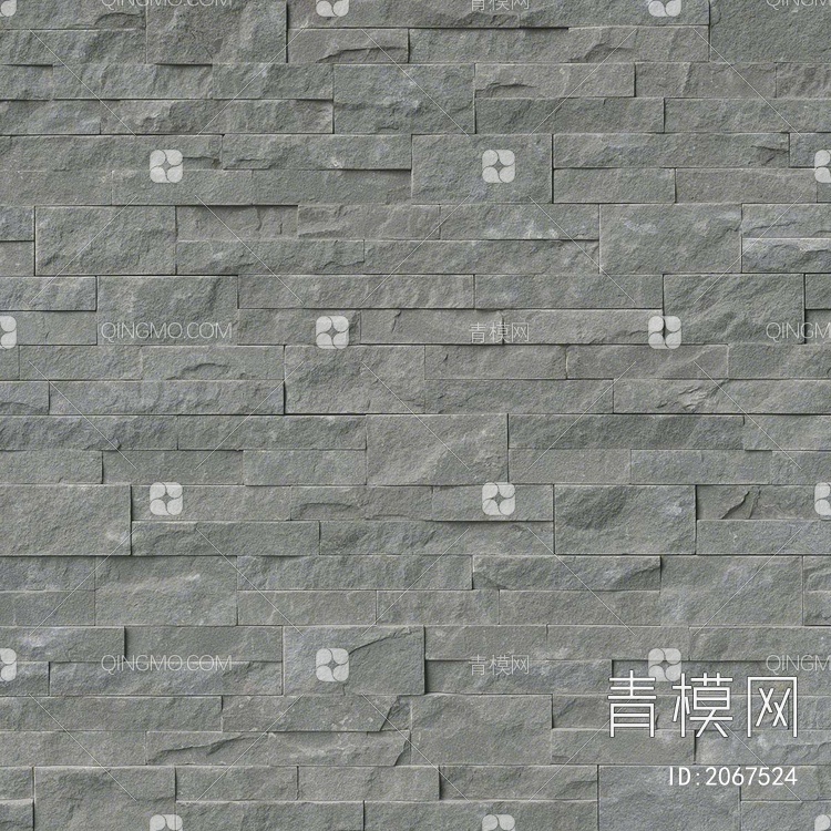 灰色文化石墙面贴图下载【ID:2067524】