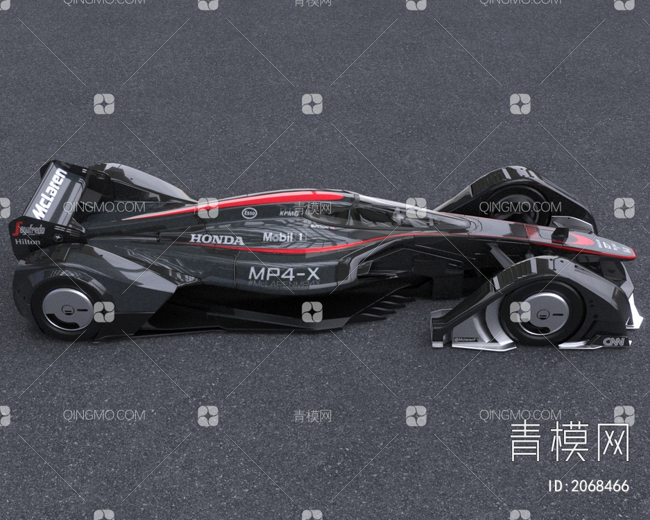 迈凯伦MP4赛车3D模型下载【ID:2068466】