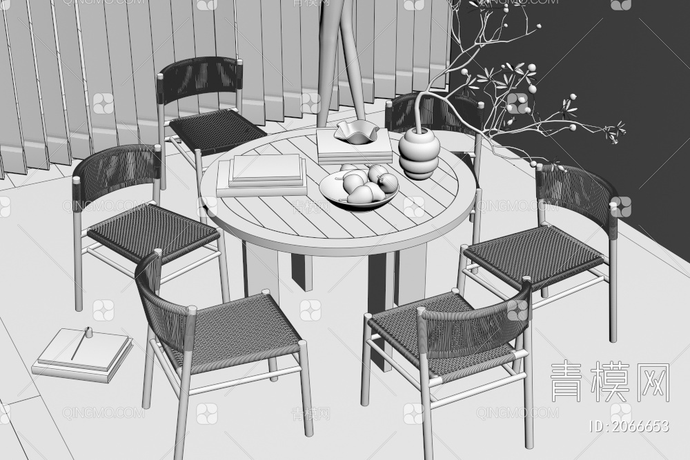 餐厅3D模型下载【ID:2066653】