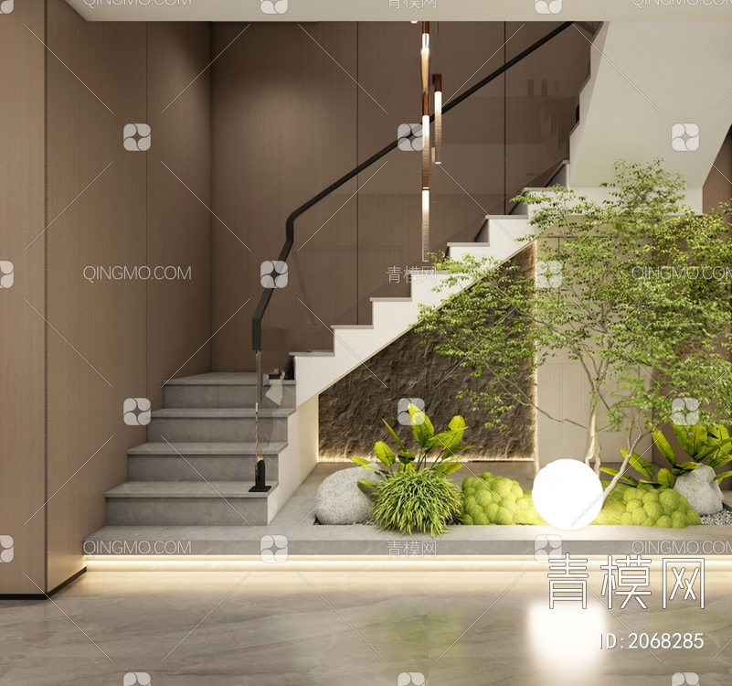 楼梯间3D模型下载【ID:2068285】