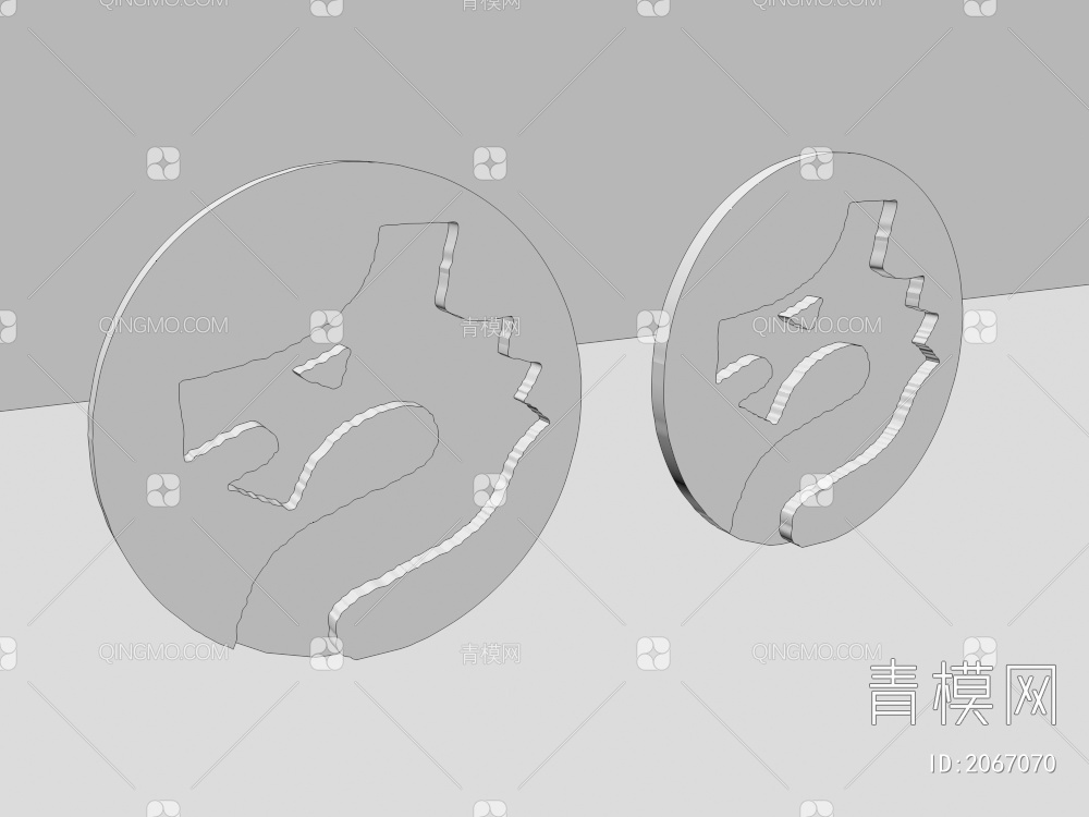 龙装饰龙元素龙logo23D模型下载【ID:2067070】