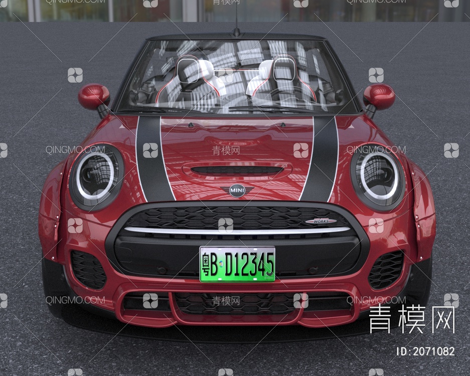 MINI敞篷汽车CooperSConvertible3D模型下载【ID:2071082】