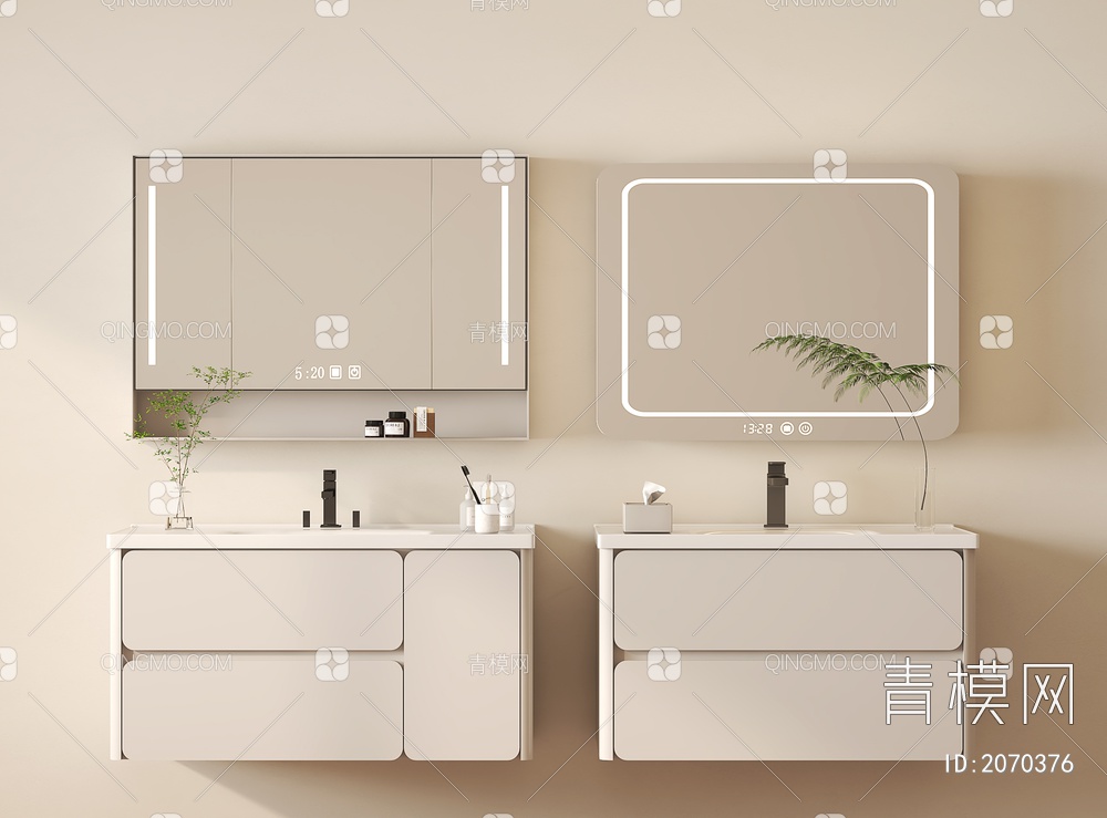 浴室柜3D模型下载【ID:2070376】