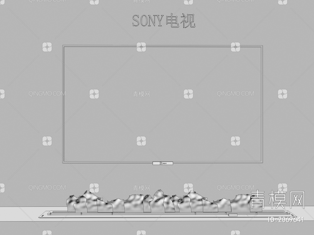 激光电视3D模型下载【ID:2069641】