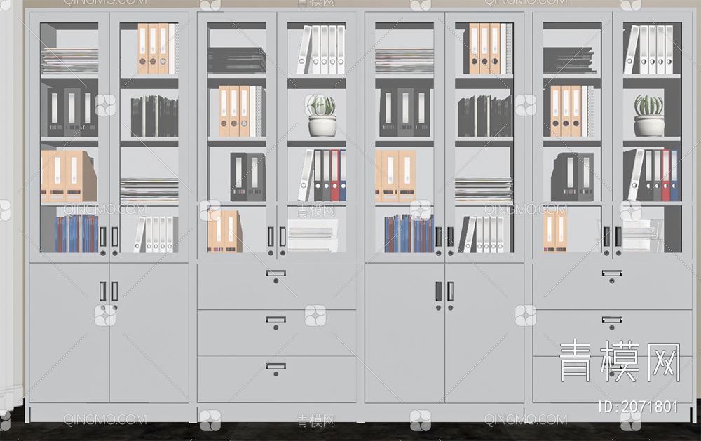 文件柜SU模型下载【ID:2071801】