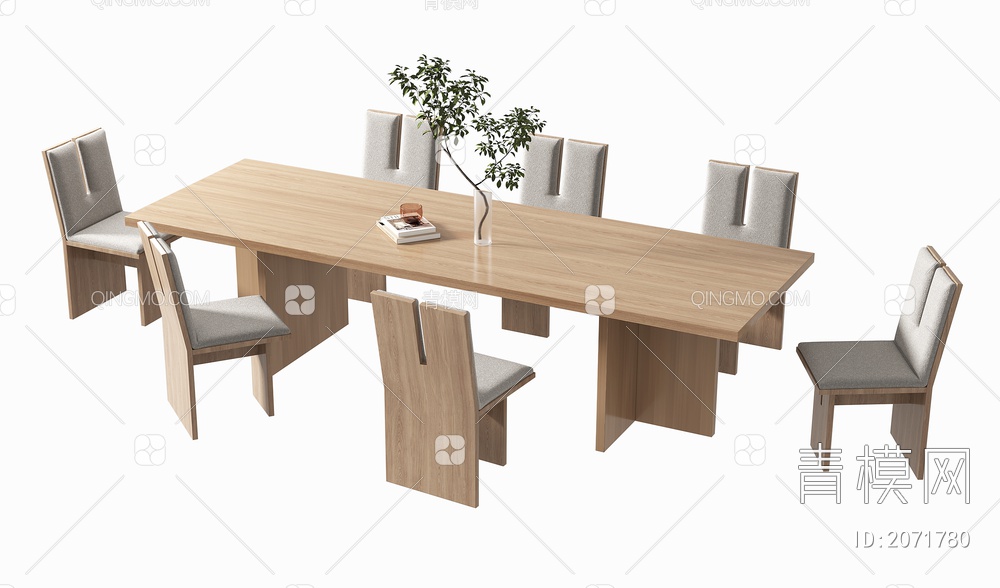 餐桌椅3D模型下载【ID:2071780】
