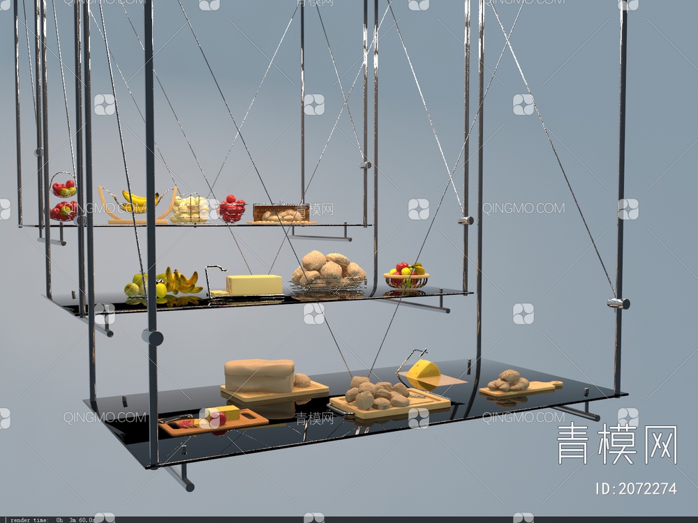食物3D模型下载【ID:2072274】