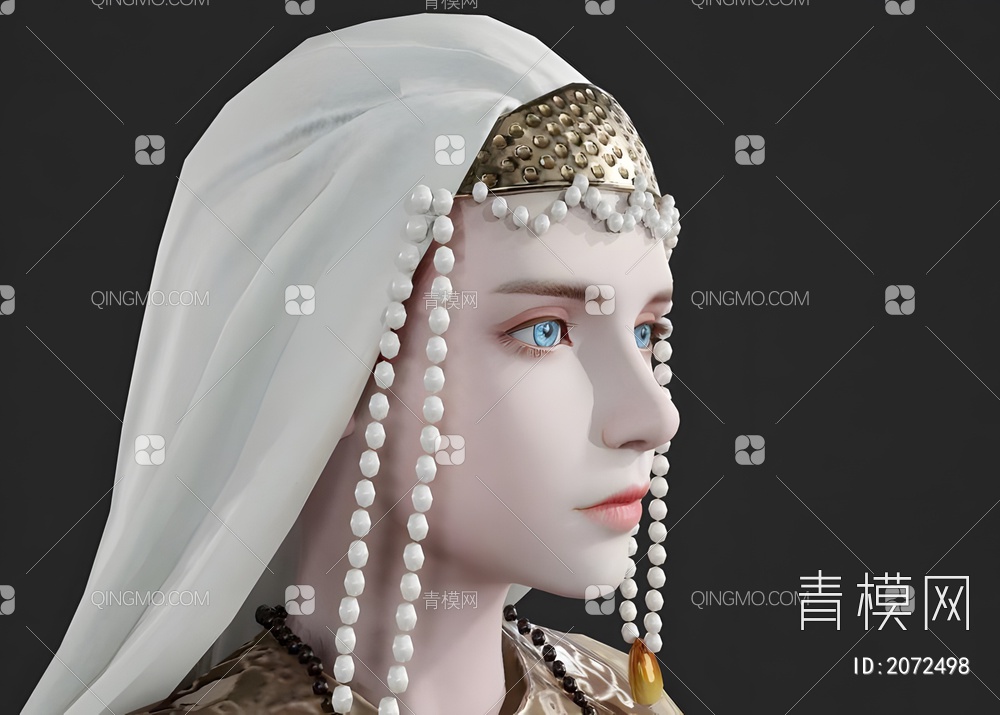 修女公主皇后3D模型下载【ID:2072498】