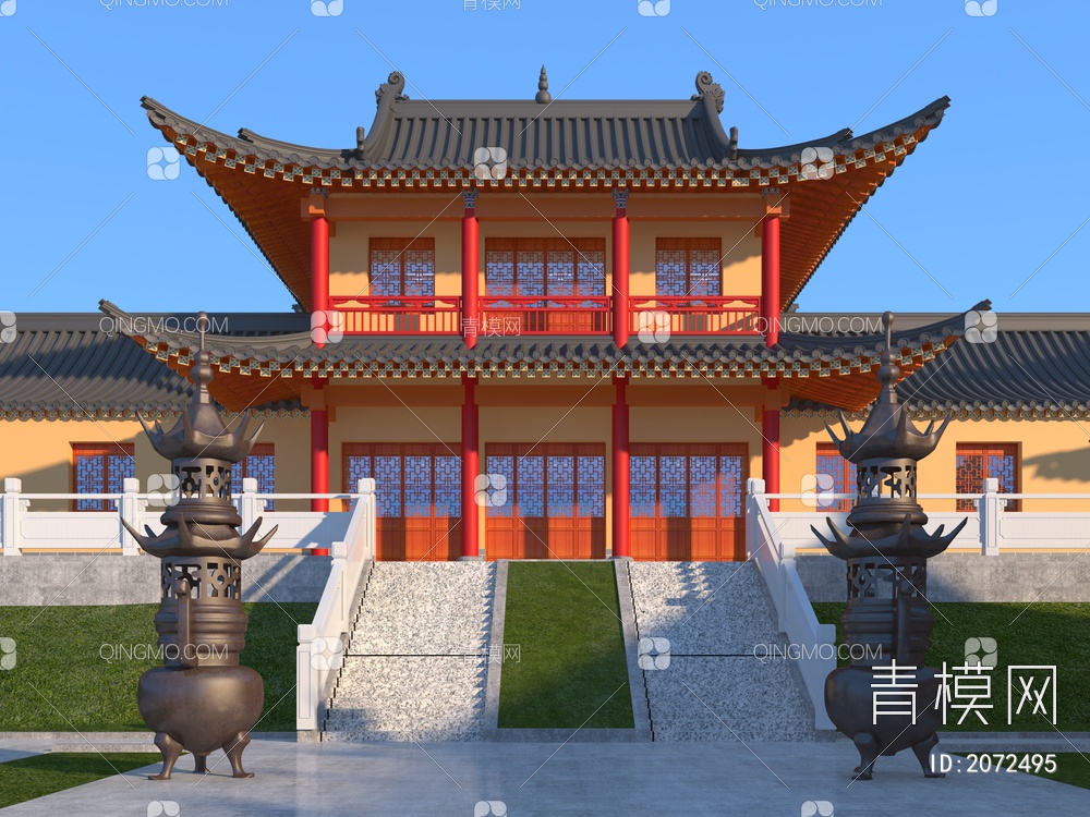 古建3D模型下载【ID:2072495】