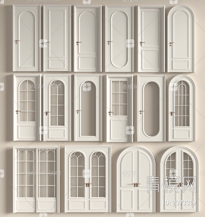 门组合3D模型下载【ID:2073319】