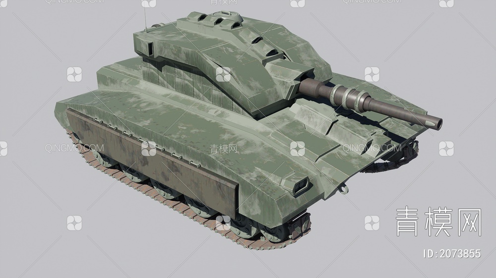 坦克3D模型下载【ID:2073855】