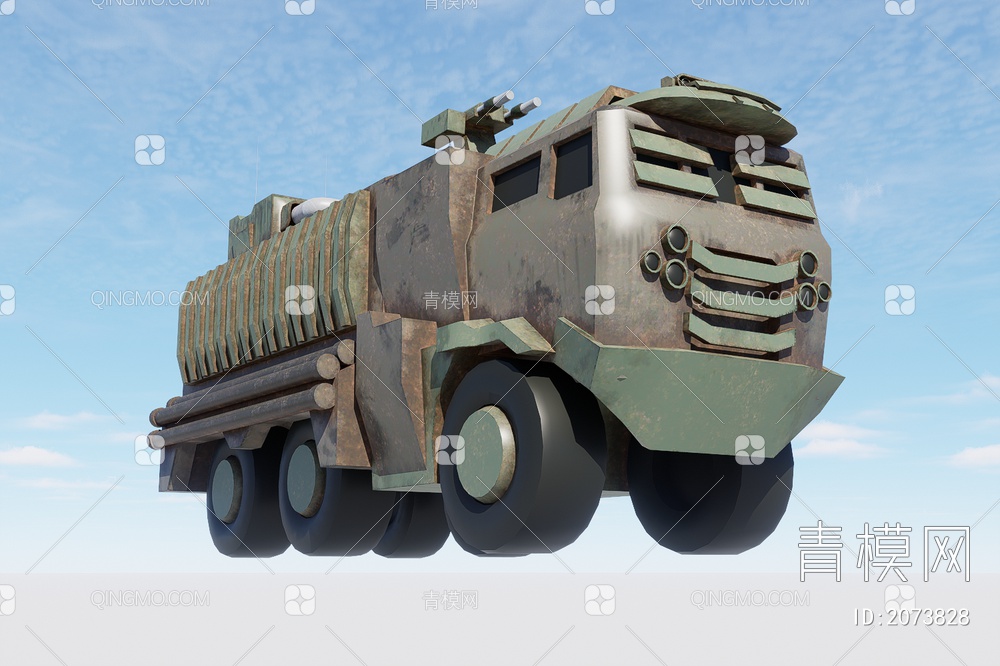 装甲车3D模型下载【ID:2073828】