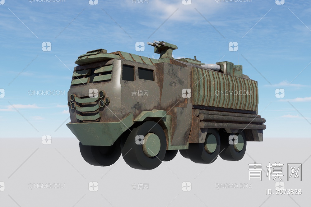 装甲车3D模型下载【ID:2073828】