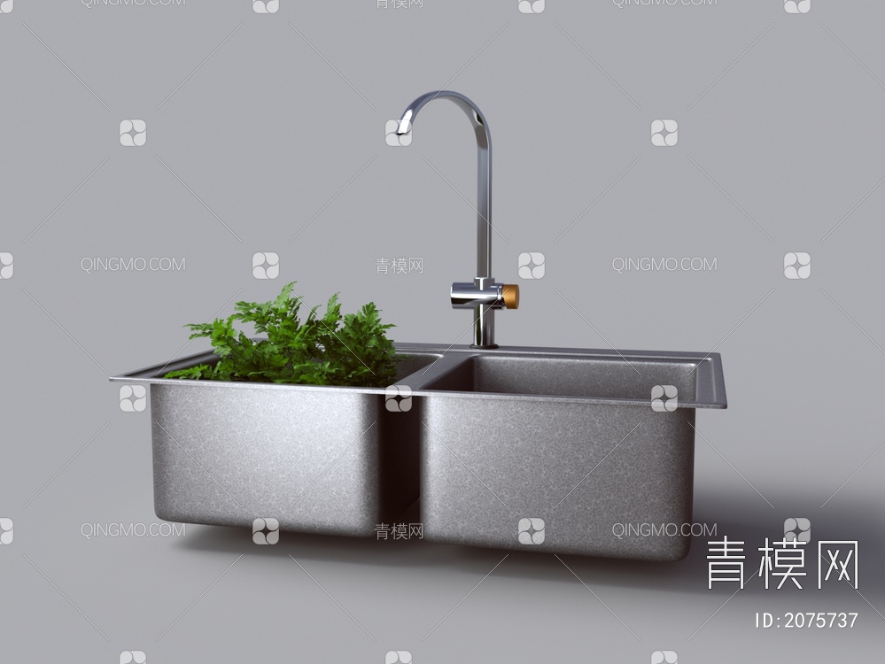 洗菜盆3D模型下载【ID:2075737】