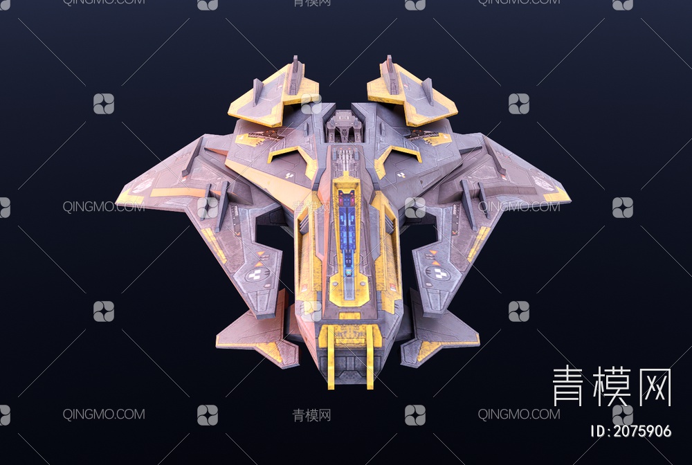 宇宙飞船3D模型下载【ID:2075906】
